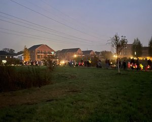 Der Laternenlauf der Kita Hannah Arendt. Foto: Kita Hannah Arendt