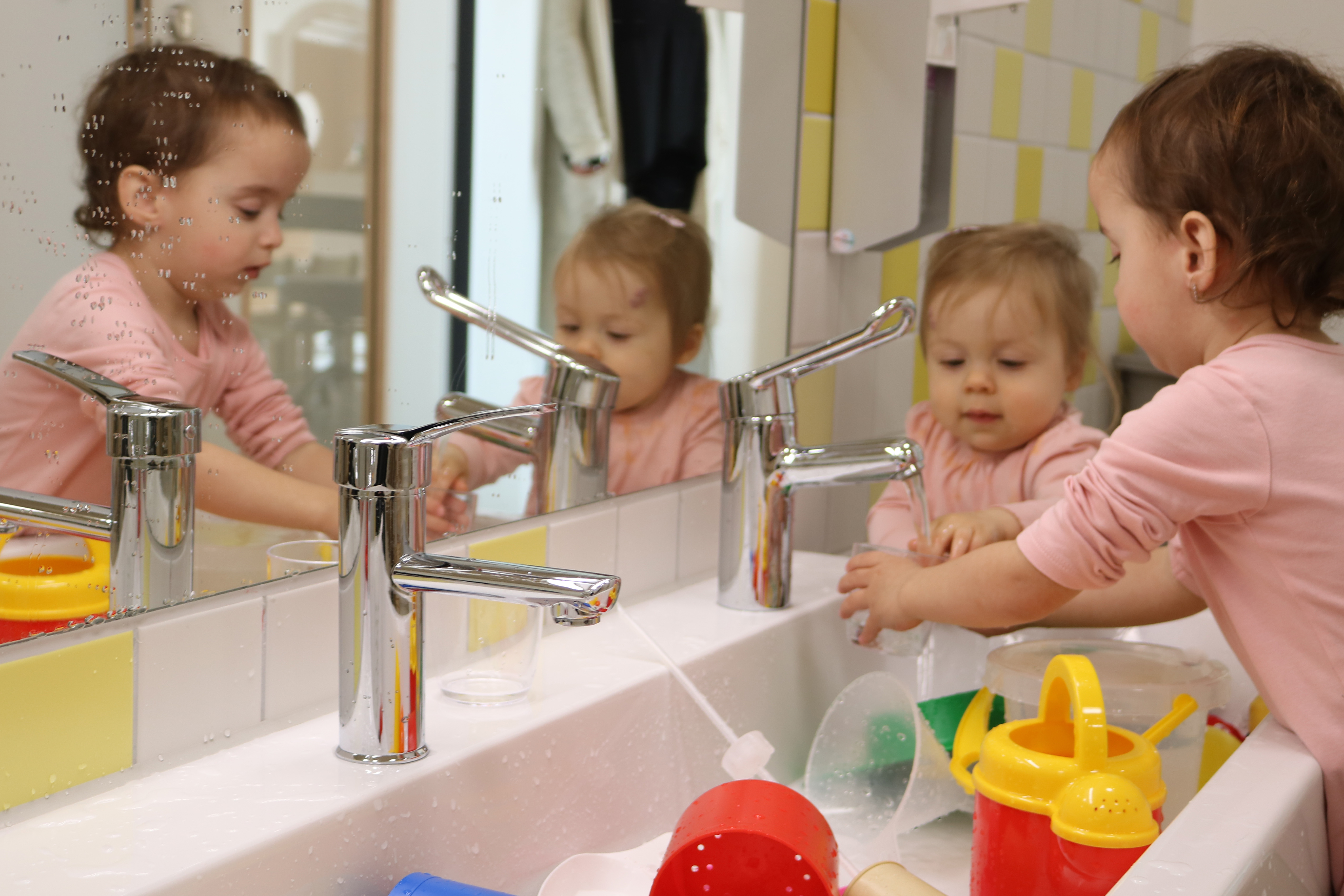 Kita Hannah Arendt 10 2020 5 Krippenkinder der Kita Hannah Arendt.